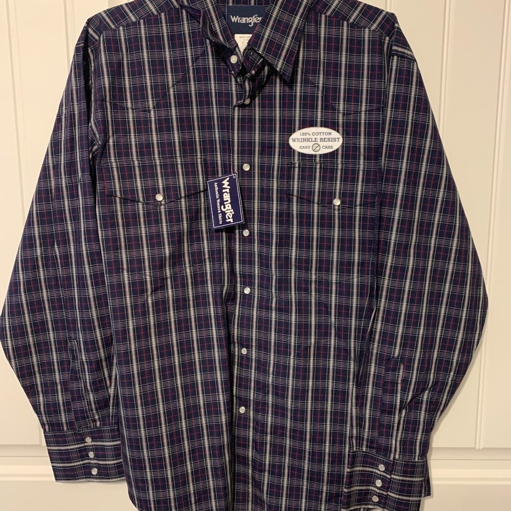 Men's Wrangler Pearl Snap Shirt